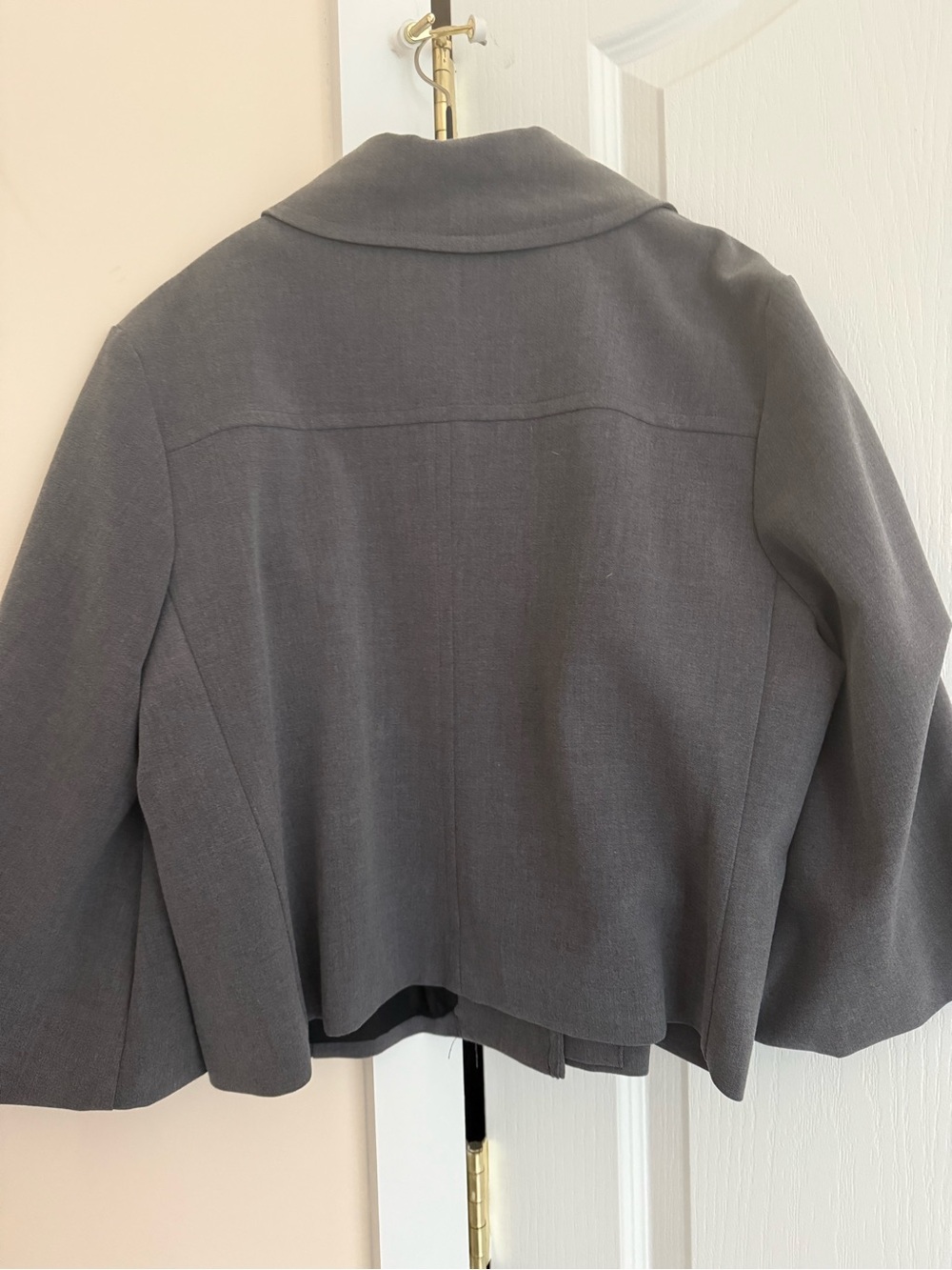 Gray Button-Front Jacket - Picture 3 of 5
